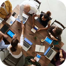 people around table