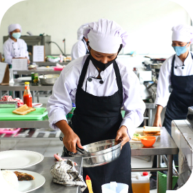 person cooking